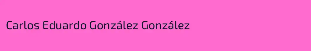 Carlos Eduardo González González